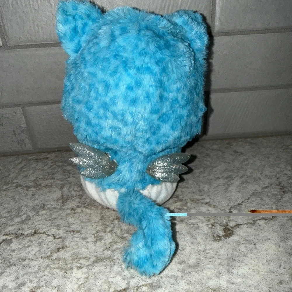 Hatchimals Hatchibabies Blue Pink Baby Owl Bird Interactive Plush Toy Works 6 In